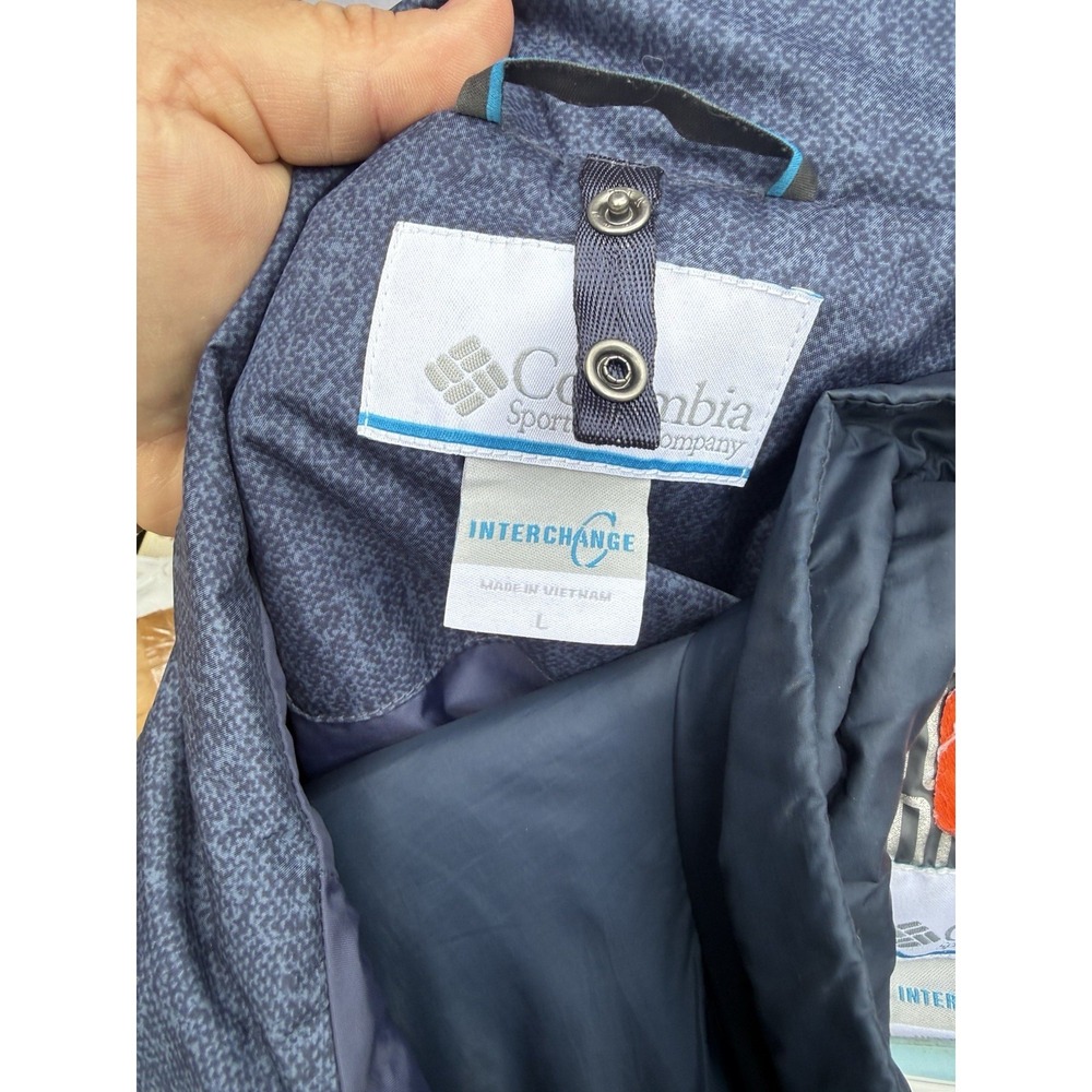 Columbia Interchange Thermal Coil Jacket Men's Large Blue 3-in-1 Coat L - Picture 5 of 6